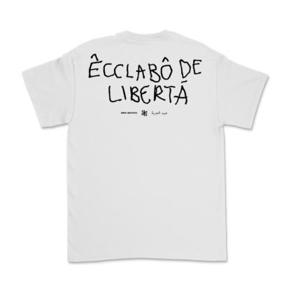 CAMISETA ÊCCLABÔ DE LIBERTÁ BLANCA