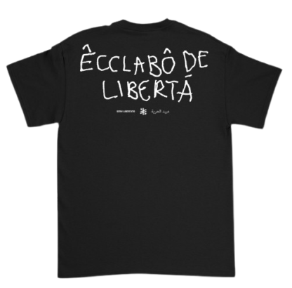 CAMISETA ÊCCLABÔ DE LIBERTÁ NEGRA